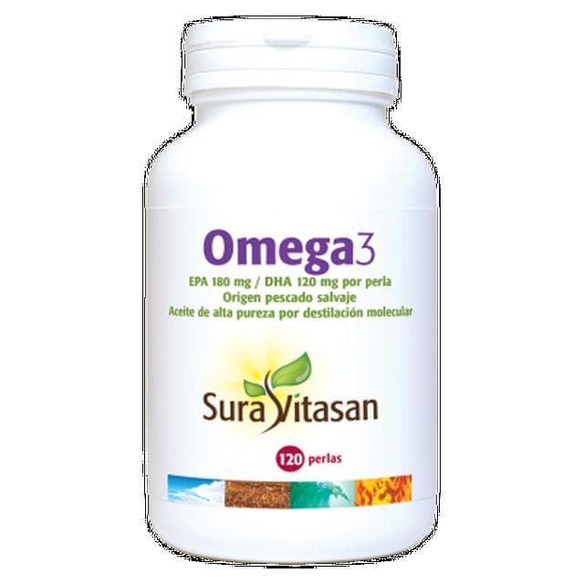 Omega-3 1200 mg Perlas Sura Vitasan - Imagen 1