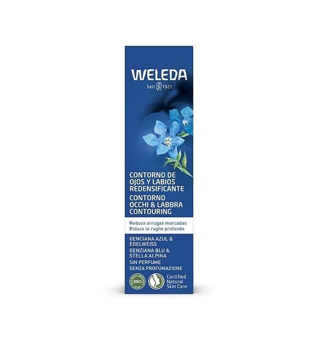 Weleda Contorno de Ojos y Labios Redensificante de Genciana Azul y Edelweiss 10ml - Imagen 1